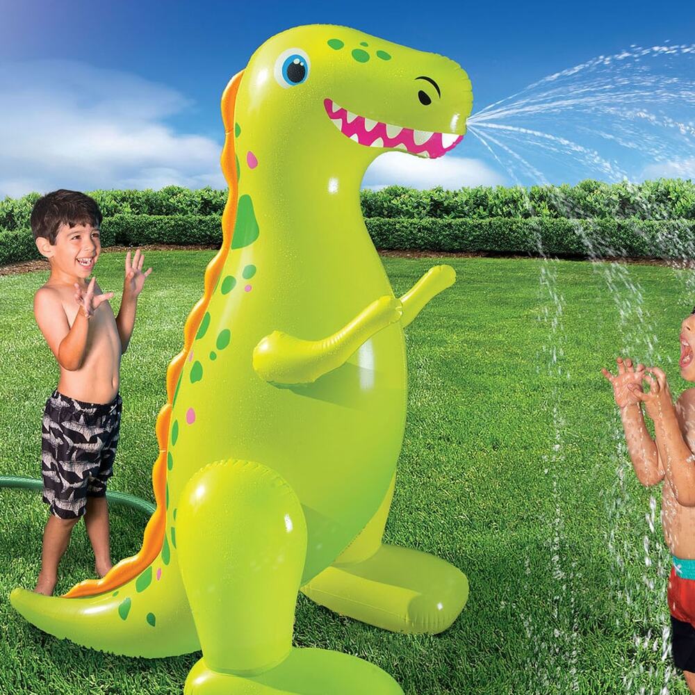 Banzai Dino HUGE Dinasaur  inflatable, 6 ft  sprinkler NWT